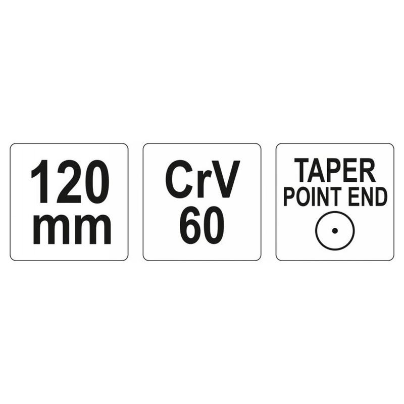 YATO Pontozó 120 mm CrV60 (YT-4692)