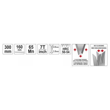 YATO Gipszkartonfűrész 160 mm (YT-3134)