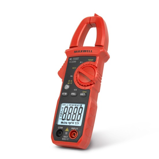 Multimeter lakatfogós AC/DC 600V / 400A - Maxwell (PT-25607)