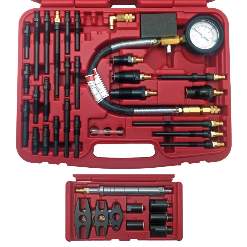 Kompressziómérő diesel készlet FULL-UNIVERZÁLIS minden izzítógyertyához (4003-WW)