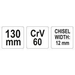 YATO Laposvágó 12/130mm CrV60 (YT-4693)