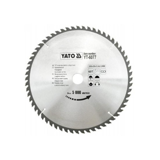 YATO Fűrésztárcsa fához 300 x 30 x 2,0 mm / 60T (YT-6077)