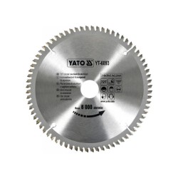 YATO Fűrésztárcsa alumíniumhoz 210 x 30 x 2,2 mm / 72T (YT-6093) YATO Fűrésztárcsa alumíniumhoz 210 x 30 x 2,2 mm / 72T (YT-6093)