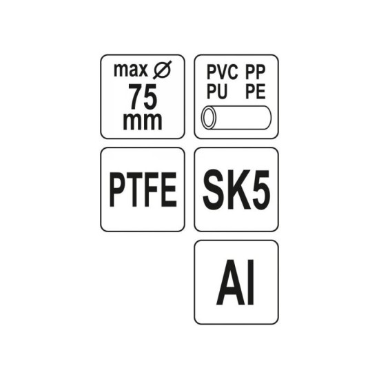 YATO Csővágó olló 75 mm PVC (YT-22274)