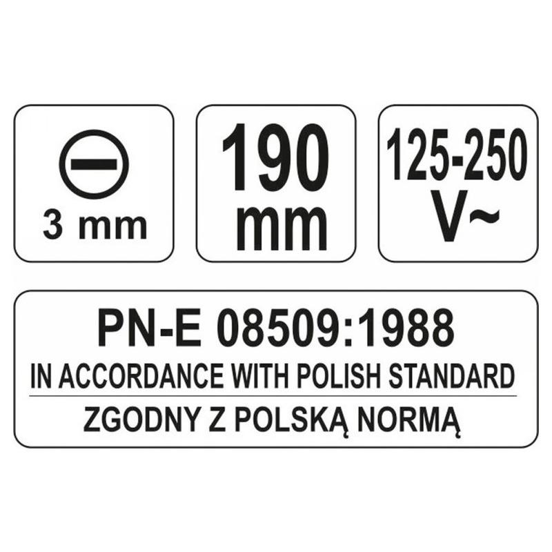 YATO Fázisceruza 190 mm (YT-28300)