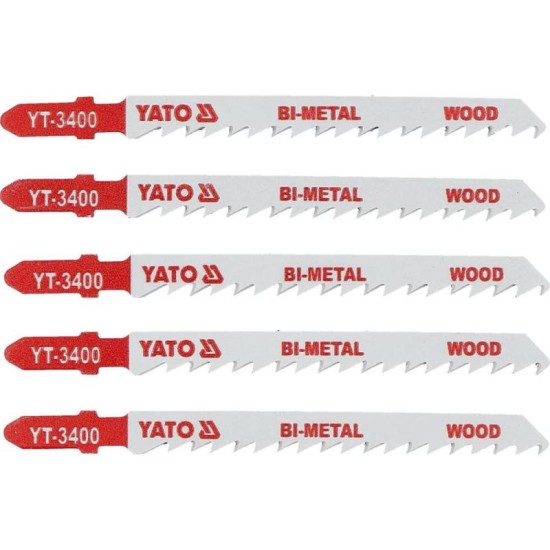 YATO Dekopírfűrészlap T6TPI 100/1,27 mm bimetál (5 db/cs) (YT-3400)