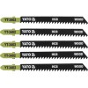 YATO Dekopírfűrészlap T8TPI 100/75 mm HCS (5 db/cs) (YT-3402)