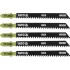 YATO Dekopírfűrészlap T8TPI 100/75 mm HCS (5 db/cs) (YT-3402) YATO Dekopírfűrészlap T8TPI 100/75 mm HCS (5 db/cs) (YT-3402)