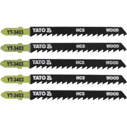 YATO Dekopírfűrészlap T6TPI 100/75 mm HCS (5 db/cs) (YT-3403) YATO Dekopírfűrészlap T6TPI 100/75 mm HCS (5 db/cs) (YT-3403)