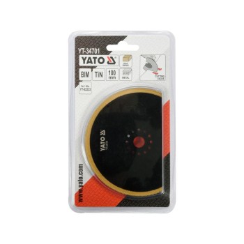 YATO Fűrészlap multifunkciós géphez 100 mm bimetál-titán-nitrid (YT-34701) YATO Fűrészlap multifunkciós géphez 100 mm bimetál-titán-nitrid (YT-34701)
