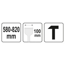 YATO Festékkaparó teleszkópos nyéllel 580-820 mm (YT-52850) YATO Festékkaparó teleszkópos nyéllel 580-820 mm (YT-52850)