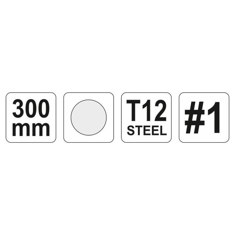 YATO Kerek reszelő 300 mm / #1 durva (YT-62271)