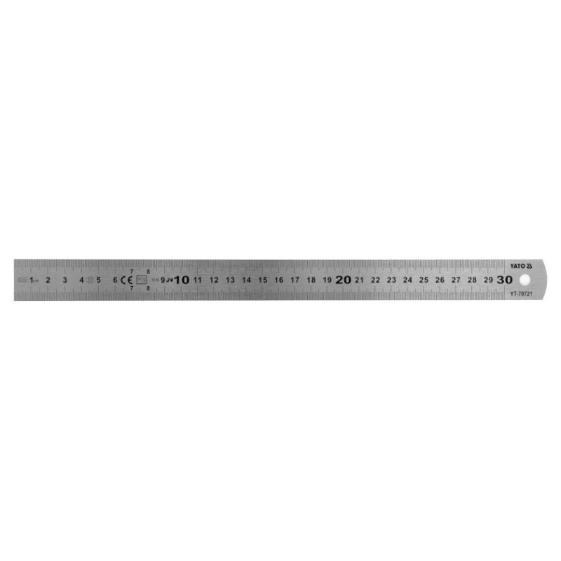 YATO Vonalzó inox 300 mm (YT-70721)