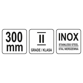 YATO Vonalzó inox 300 mm (YT-70721)