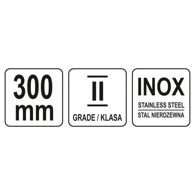 YATO Vonalzó inox 300 mm (YT-70721)