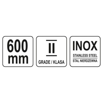 YATO Vonalzó inox 600 mm (YT-70723)