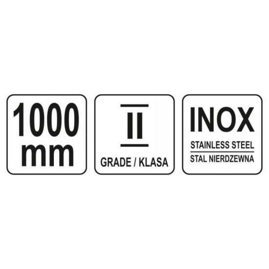 YATO Vonalzó inox 1000 mm (YT-70724)