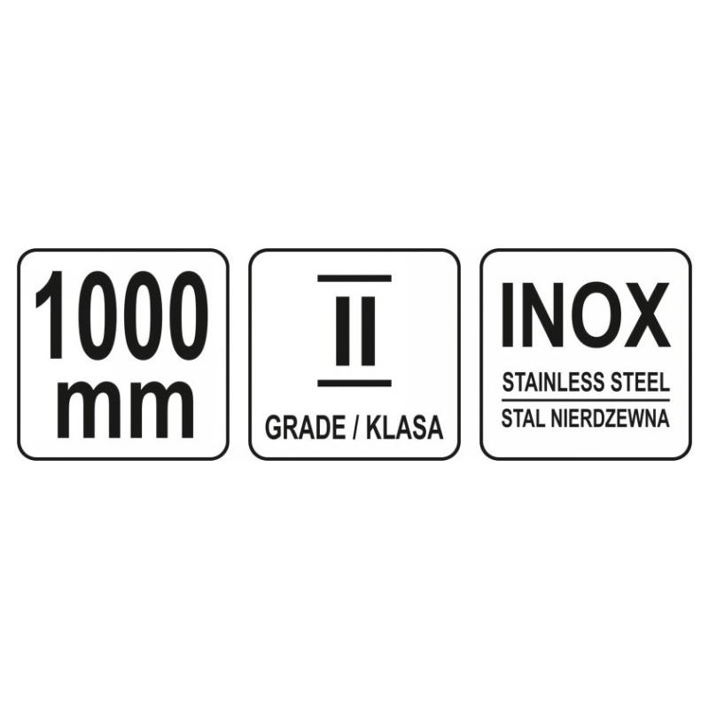 YATO Vonalzó inox 1000 mm (YT-70724)