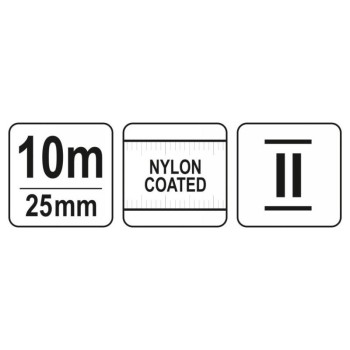 YATO Mérőszalag 10 m x 25 mm (YT-71156)