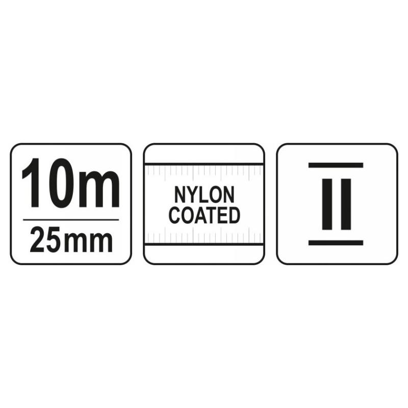 YATO Mérőszalag 10 m x 25 mm (YT-71156)