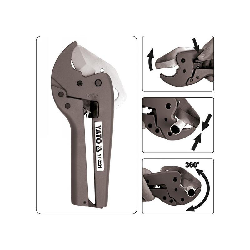 YATO Csővágó olló (PVC) Max d=42 mm (YT-2231) YATO Csővágó olló (PVC) Max d=42 mm (YT-2231)