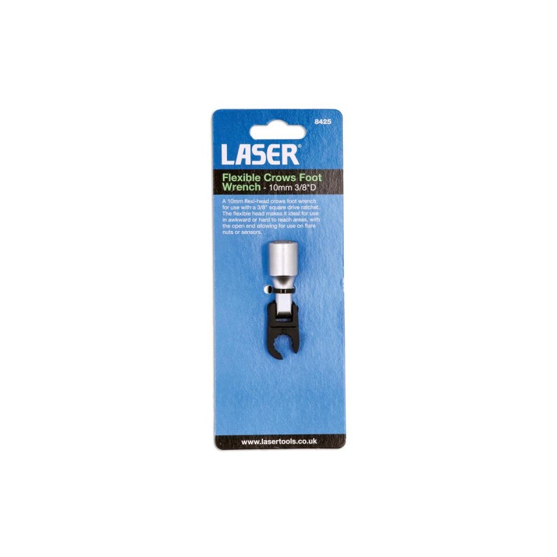 Villáskulcs adapter csuklós 10 mm-es Crowfoot nyitott 12 lapú 3/8'' (LAS-8425) Villáskulcs adapter csuklós 10 mm-es Crowfoot nyitott 12 lapú 3/8'' (LAS-8425)