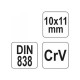 YATO Hajlított csillagkulcs 10 x 11 mm CrV (YT-03952) YATO Hajlított csillagkulcs 10 x 11 mm CrV (YT-03952)