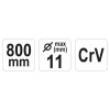 YATO Betonvas vágó 800 mm CrV max 11 mm (YT-18400)