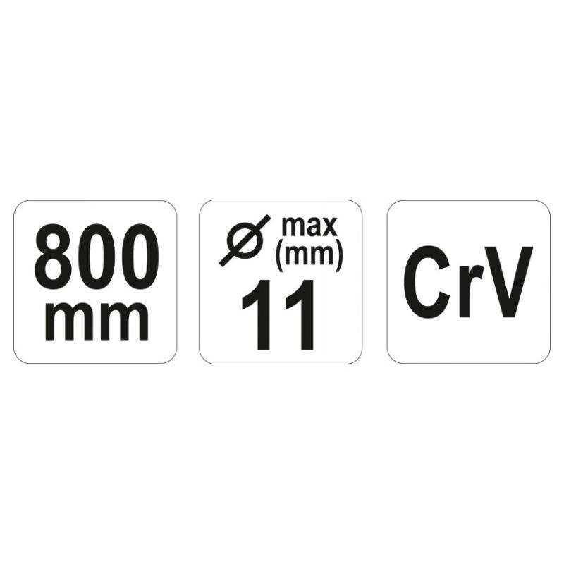 YATO Betonvas vágó 800 mm CrV max 11 mm (YT-18400)
