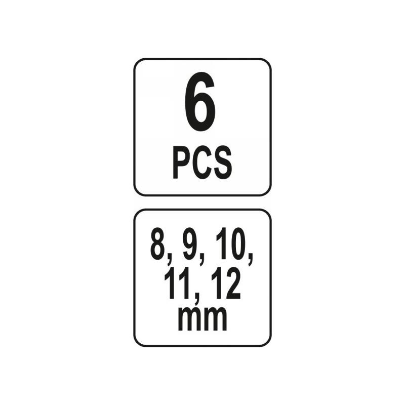 YATO Csaptelep kulcs készlet 6 részes (YT-24780)