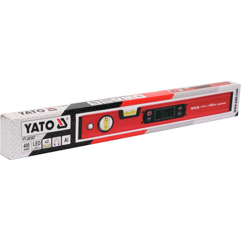 YATO Digitális vízmérték 2 libella 400 mm  (YT-30397)