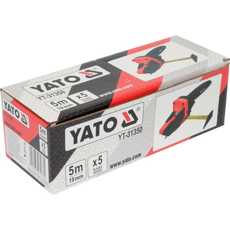 YATO Gipszkarton kés mérőszalaggal 5 x 19 mm (YT-31350)