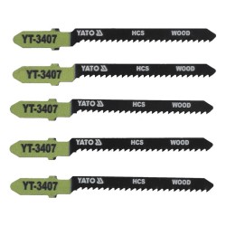 YATO Dekopírfűrészlap T13TPI 75/50 mm HCS (5 db/cs) (YT-3407) YATO Dekopírfűrészlap T13TPI 75/50 mm HCS (5 db/cs) (YT-3407)