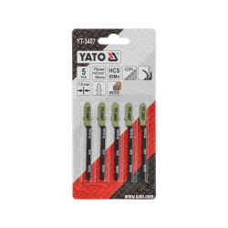 YATO Dekopírfűrészlap T13TPI 75/50 mm HCS (5 db/cs) (YT-3407) YATO Dekopírfűrészlap T13TPI 75/50 mm HCS (5 db/cs) (YT-3407)
