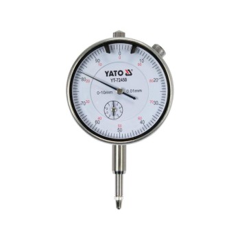 YATO Analóg indikátor óra 0-10/ 0,01 mm mágneses (YT-72450)
