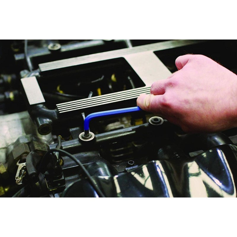 Imbuszkulcs készlet 13 db-os gömbvégű mágneses - H2 - H19 - Laser (LAS-7556)