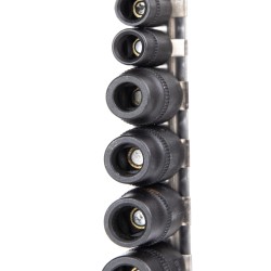 Adapter készlet menetfúrókhoz 10 db-os 4 lapú M1.5-M12 -mágneses (MK6181)