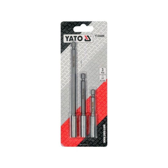 YATO Bithegy-tartó készlet 3 részes 1/4' (YT-04699)