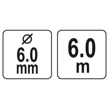 YATO Csőtisztító spirál fúrógépre csatlakoztatható 6 m (YT-24990) YATO Csőtisztító spirál fúrógépre csatlakoztatható 6 m (YT-24990)