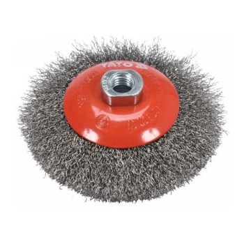 YATO Döntött körkefe M14 125 mm inox (YT-47612)