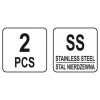 YATO Inox festékkaparó készlet 2 részes 170, 230 mm (YT-52860) YATO Inox festékkaparó készlet 2 részes 170, 230 mm (YT-52860)