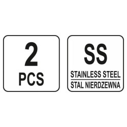 YATO Inox festékkaparó készlet 2 részes 170, 230 mm (YT-52860) YATO Inox festékkaparó készlet 2 részes 170, 230 mm (YT-52860)