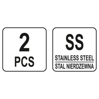YATO Inox festékkaparó készlet 2 részes 170, 230 mm (YT-52860) YATO Inox festékkaparó készlet 2 részes 170, 230 mm (YT-52860)