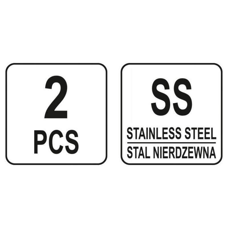 YATO Inox festékkaparó készlet 2 részes 170, 230 mm (YT-52860) YATO Inox festékkaparó készlet 2 részes 170, 230 mm (YT-52860)