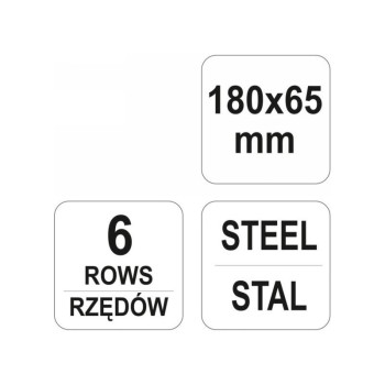 YATO Drótkefe 6 soros nyelezhető (YT-6334)