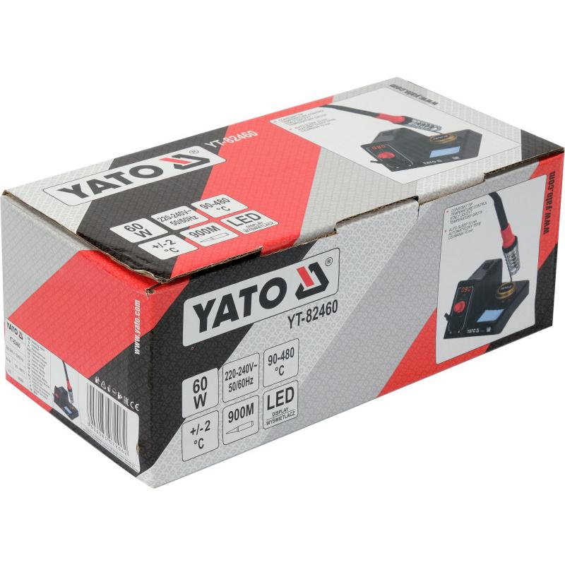 YATO Forrasztó állomás 60 W 900M LCD kijelző (YT-82460)