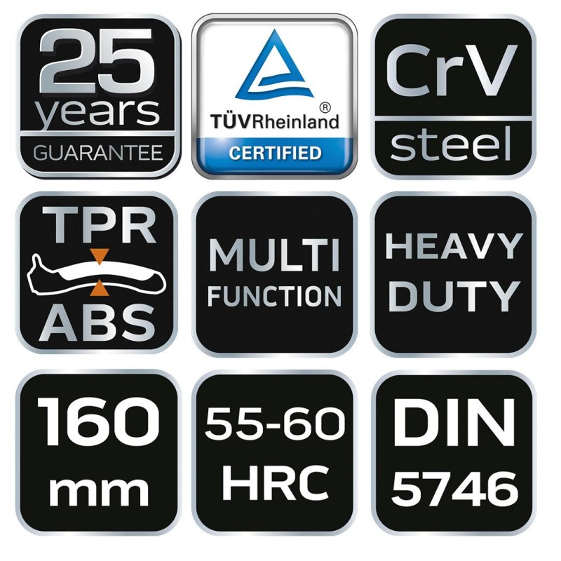 KOMBINÁLT Fogó 160MM (01-010)