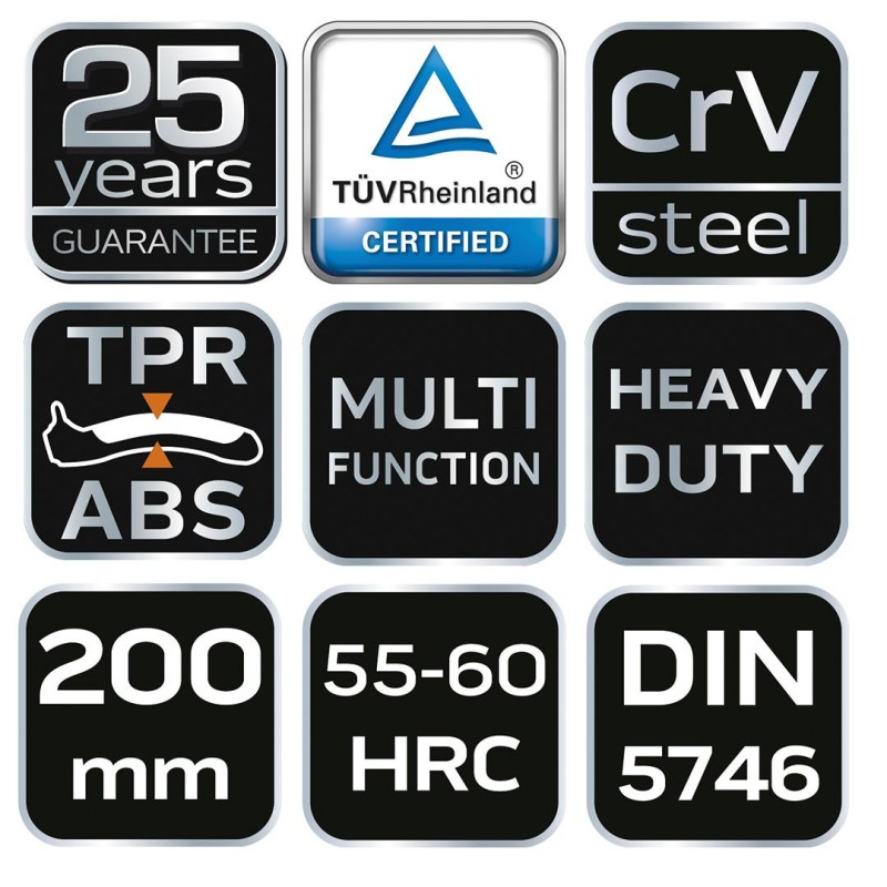 KOMBINÁLT Fogó 200MM (01-012) KOMBINÁLT Fogó 200MM (01-012)