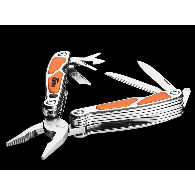 Multifunkciós szerszám, 10 funkció, beépített LED lámpa, nyitva/összecsukva: 105mm/75mm (01-027) Multifunkciós szerszám, 10 funkció, beépített LED lámpa, nyitva/összecsukva: 105mm/75mm (01-027)