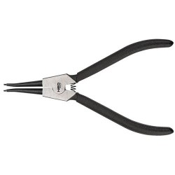 Zégergyűrű fogó 180mm, külső, egyenes, CrMo, 19 - 60mm, csúcs diameter 1,8 - 2,5mm (01-087)